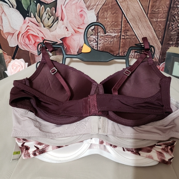 NWT Tahari 3 Pack Full Frame Support Shape Bras Size 36B - Picture 6 of 8